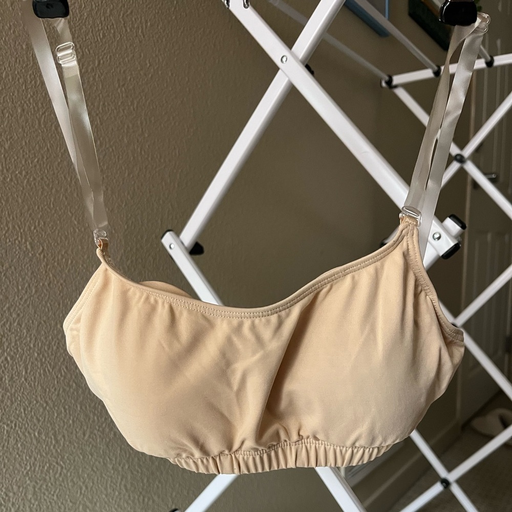 Women's Cream Bralette for under dance costumes